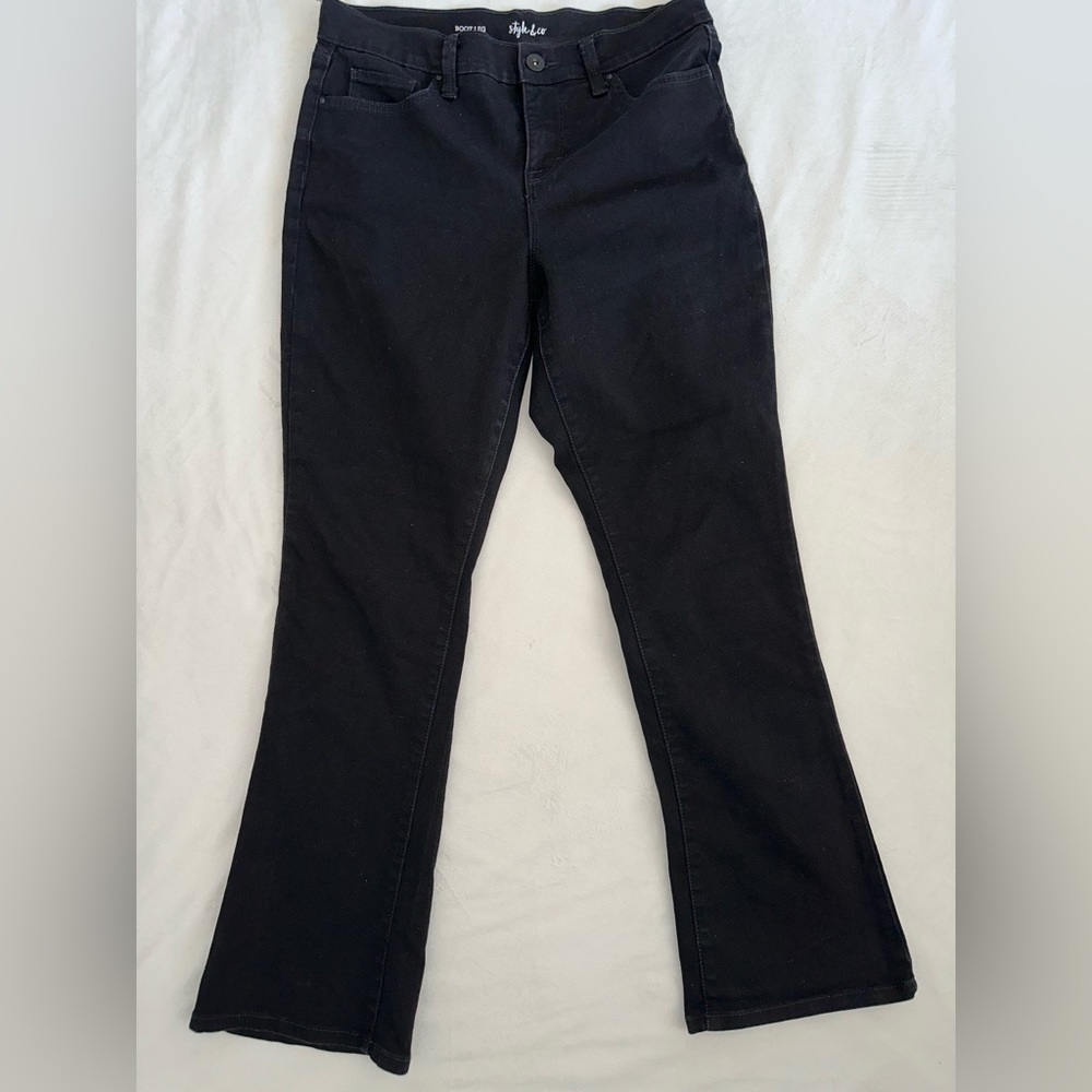 Black boot leg  jeans